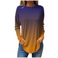 thumbnail image 1 of Birdeem Blouses d'Automne à Col Rond pour Femmes, Mode Smockée, Manches Longues, 1 of 1