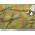 thumbnail image 3 of Soimoi polyester Crepe Fabric Vegetables,Jar & Cups Printed Fabric 1 Yard 42 Inch Wide, 3 of 3