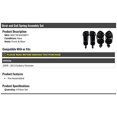 thumbnail image 4 of Strut and Coil Spring Assembly Set 4 Piece Set - Compatible with 2009-2013 Subaru Forester, 4 of 4