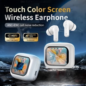 SPOORYYO Wireless Bluetooth 5.4 Earbuds with Smart Touch Control Case, ANC, Long Battery Life, for Sports, Workouts, and Daily Use