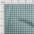 thumbnail image 1 of oneOone Viscose Jersey Fabric Gingham Check Printed Craft Fabric BTY 60 Inch Wide, 1 of 5