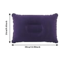 thumbnail image 3 of Inflatable Pillows For Camping and Comfortable Compact Travel Pillow For Backpacking Hiking Airplane Train Car - Travel, 3 of 8
