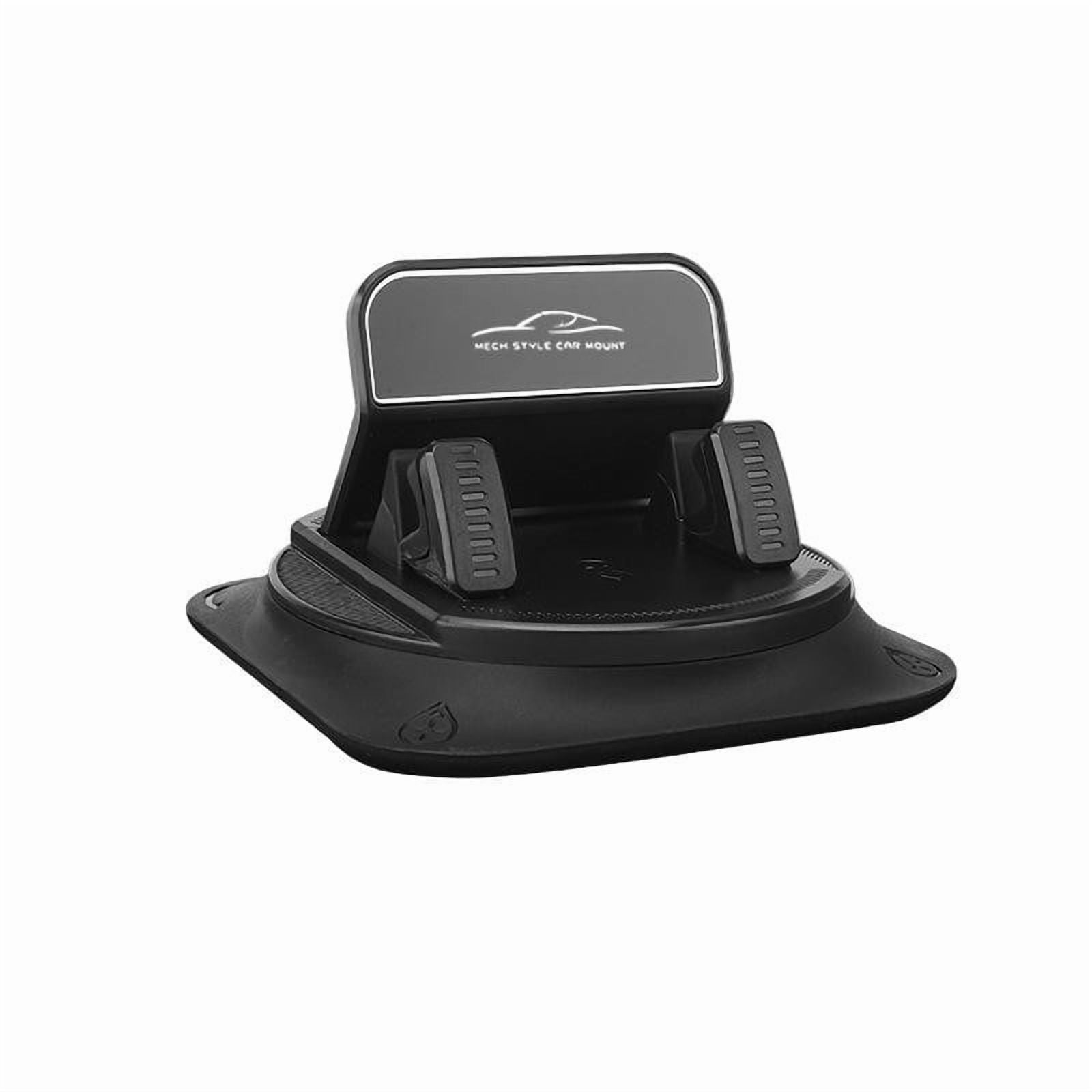 Car Phone Mount 360 Degree Rotation Dashboard Mount for Smartphones 4.7 in to 6.8 in with Silicone Base and Adjustable Clamp