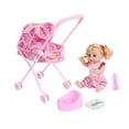 thumbnail image 3 of TISHITA Ensemble de 5 Pcs de Jouets Poupée Bébé avec Poupée Bébé pour Filles Enfants de 0 à 2 Ans Fraise, 3 of 8