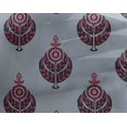 thumbnail image 4 of oneOone Georgette Viscose Fabric Leaves & Floral Block Print Fabric BTY 42 Inch Wide, 4 of 4