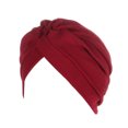 thumbnail image 1 of Turbans pour Femmes Nœud Pré-Noué Bonnet Bonnet Chapeaux, 1 of 4