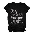 thumbnail image 2 of Pompotops Pull-over Femme à Manches Courtes Casual Letterprint, 2 of 7