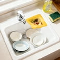 thumbnail image 1 of & Filter Kitchen Accessory Corner Rack Draining & Storage Solution Easy Install Triangular Strainer with Open Design, 1 of 3