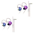 thumbnail image 4 of QualitChoice AK6 PLUS Écouteurs Filaires Oreillette à Réduction de Bruit Casque avec Embouts Colorés avec Micro 2 Ensembles, 4 of 6