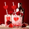 thumbnail image 4 of YANHAIGONG Pailles en Papier Saint-Valentin, 24 Pcs Pailles en Papier Jetables Saint-Valentin, Pailles Cœur Rouges pour Fête de la Saint-Valentin Pailles Décoratives, Fournitures pour Fête de Mariage et d'Anniversaire, 4 of 9