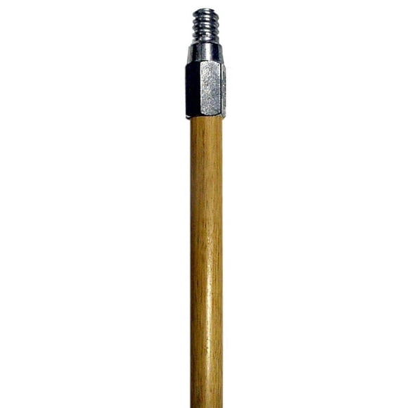 Quickie Manche/poteau en Bois Dur de 60 Pouces avec Embout Métallique