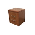 thumbnail image 1 of Hodedah Two Drawer Contemporary Wooden Nightstand in Cherry Finish, 1 of 4