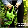 thumbnail image 4 of Greenworks 24V 22" Cordless Laser Cut Hedge Trimmer, Tool Only, 4 of 7