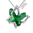 thumbnail image 2 of RYRDWP Ladies Crystal Multicolor Fashion Butterfly Necklace Pendant Necklace, 2 of 2