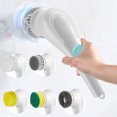 thumbnail image 1 of Edgergery Electric Rotary Cleaner Power Cleaner For Whole House With 5 Replaceable Shower Cleaning Brush Heads, 1 of 5