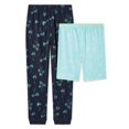 thumbnail image 1 of George Boys' Sleep Pant and Short 2-Piece Set, 1 of 2