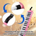 thumbnail image 2 of 32 Keys Melodica Instrument Melodica Air Piano Keyboard with Soft Blow Pipe Blowing Nozzles Melodica Wind Instruments with Carrying Bag for Beginners Adults Gift, 2 of 8