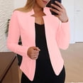 thumbnail image 4 of cfhntfmh Cardigan Grande Taille pour Femmes Mode à devant Ouvert Manches Longues Tuniques Chemises Automne Formel Travail Bureau Cardigans, 4 of 5