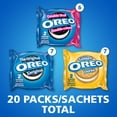 thumbnail image 3 of OREO, 20 Snack Packs (Individually Wrapped), 40 Cookies, School, Lunch, Travel, Gift, Birthday, Bulk Variety Pack of OREOs Original Chocolate & Double Stuf & Golden Vanilla Sandwich Cookies, 3 of 15