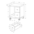 thumbnail image 2 of Monarch Specialties Office, File Cabinet, Printer Cart, Rolling File Cabinet, Mobile, Storage, Work, Laminate, Brown, Contemporary, Modern, 2 of 3