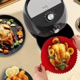 thumbnail image 2 of Baking Pan with Double Handles Reusable Household Restaurant Frying Chicken Basket Mat Replacement for Daily Use, 2 of 7