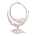 thumbnail image 3 of TISHITA Antique Tabletop Makeup Mirror Double Side Bedroom Cosmetic Mirror Stand - as Round Shape, 3 of 8