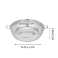 thumbnail image 2 of Rbaofujie Kitchen Essentials List Stainless Steel Draining Basket Washing Vegetable Basket Dense Hole Basket Washing Rice Sieve Kitchen Essentials List, 2 of 2