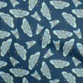 thumbnail image 1 of oneOone Velvet Navy Blue Fabric Craft Projects Decor Fabric Printed By The Yard 58 Inch Wide-BM, 1 of 4