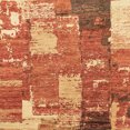 thumbnail image 1 of Ahgly Company Indoor Square Abstract Orange Patchwork Area Rugs, 5' Square, 1 of 6
