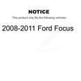 thumbnail image 2 of CMX Front Ceramic Disc Brake Pads CMX-D1339 for Car 2008-2011 Ford Focus, 2 of 9