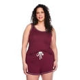thumbnail image 1 of George Women's Plus Two Piece Pajama Set, 1 of 6