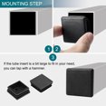 thumbnail image 5 of Unique Bargains Plastic Plug End Caps 38mm x 38mm Square Furniture Table Chair Legs 16Pcs, 5 of 5