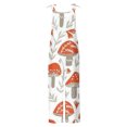 thumbnail image 5 of LOVZFMLL Combinaison pour Femme, Imprimée d'Été Sans Manches, Dos Nu, Ample, Longue, Rouge, G, 5 of 5