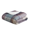 thumbnail image 2 of Plaid Micromink to Sherpa 3 Piece Comforter Set, 2 of 7