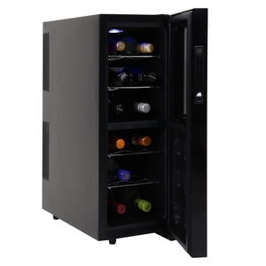 Koolatron 12 Frigidaire à vin autoportant à double zone de bouteille