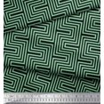 thumbnail image 3 of Soimoi Modal Satin Fabric Square & Spiral Geometric Print Fabric by the Yard 42 Inch Wide, 3 of 3