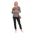 thumbnail image 2 of Iyla Women's 3/4 Sleeve Hacci Top, 2 of 6