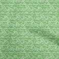 thumbnail image 1 of oneOone Polyester Spandex Green Fabric Asian Japanese Wave Craft Projects Decor Fabric Printed By The Yard 56 Inch Wide, 1 of 4