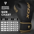thumbnail image 4 of RDX Boxing Gloves Sparring, KARA Patent Training Mitt, MMA, Golden,8oz, 4 of 7