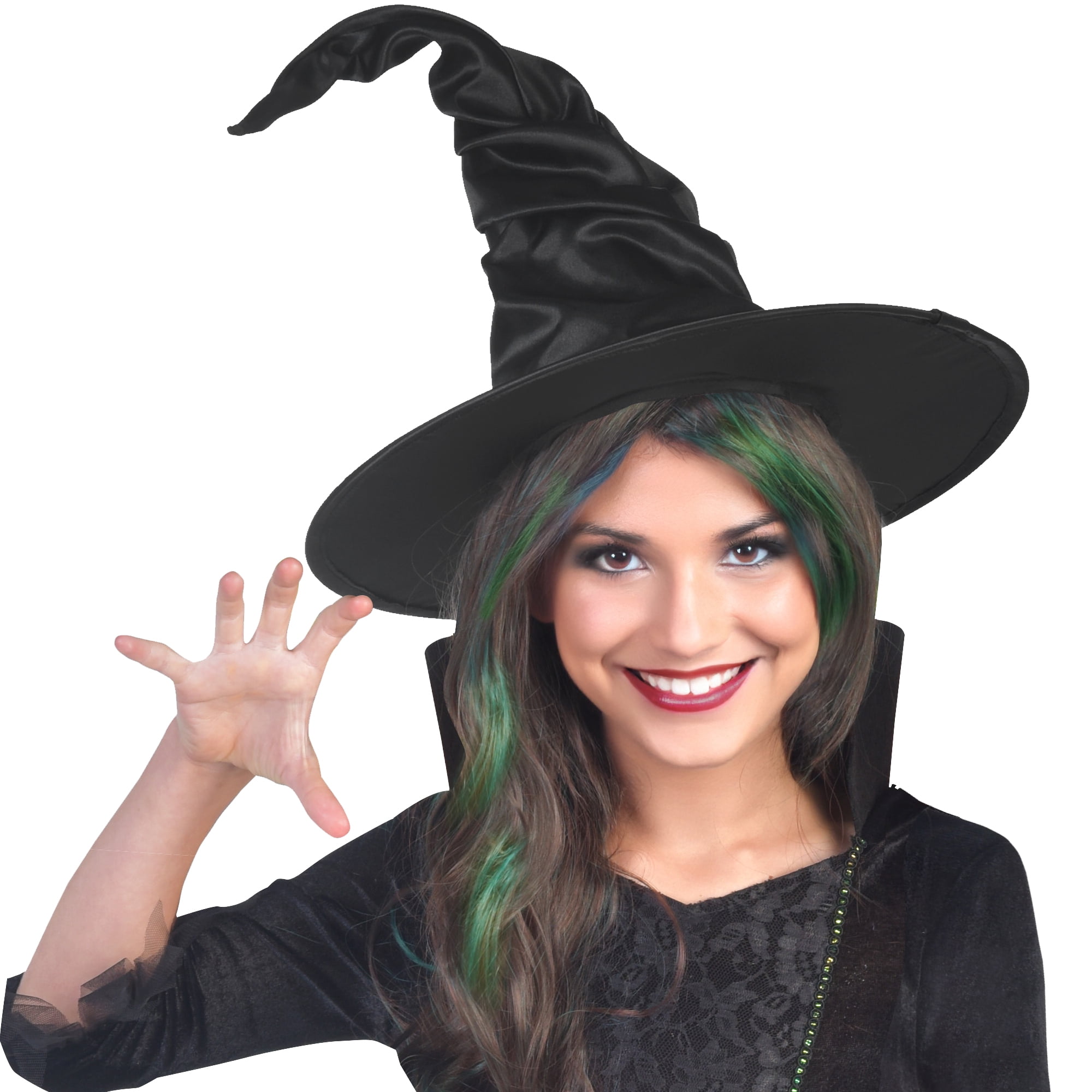 Costume d'Halloween pour fille : Sorcière Maléfique lumineuse, taille Petit (enfant)