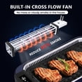 thumbnail image 2 of CUSIMAX 1500Watts Smokeless Indoor Grill & Griddle - Turbo Smoke Extraction, Non-Stick Double Removable Plates, Ideal for Korean BBQ, 2 of 6