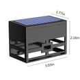 thumbnail image 3 of Summer Savings Kcavykas Solar Street Light, Ip55 Waterproofs Outdoor Solar Street Light, Dusk to Dawning, Led Floods Light with Motion Sensor and Constant Rgb Light, 3 of 6