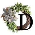 thumbnail image 1 of Agiferg Last Name Year Round Front Door Wreath,Decorative Hanging Plaques In Front Of The Door, 1 of 1