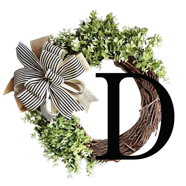 Agiferg Last Name Year Round Front Door Wreath,Decorative Hanging Plaques In Front Of The Door