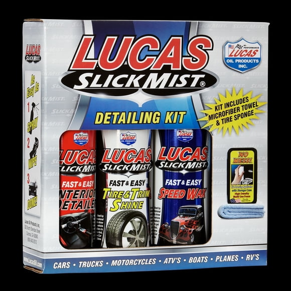 Lucas Oil Car Detailing Kit 10558 Slick Mist