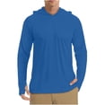 thumbnail image 1 of QIPOPIQ Men's UPF50+ Sun Protection Shirts, Quick Dry Long Sleeve Rash Guard, Athletic Running Workout Fishing Cooling Shirts Clearance, 1 of 7