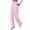 Rose, variante sur fatyb Pantalon Doublé en Molleton pour Femme, Jambe Droite, Taille Haute, Pantalon Thermique pour Femmes avec Poches