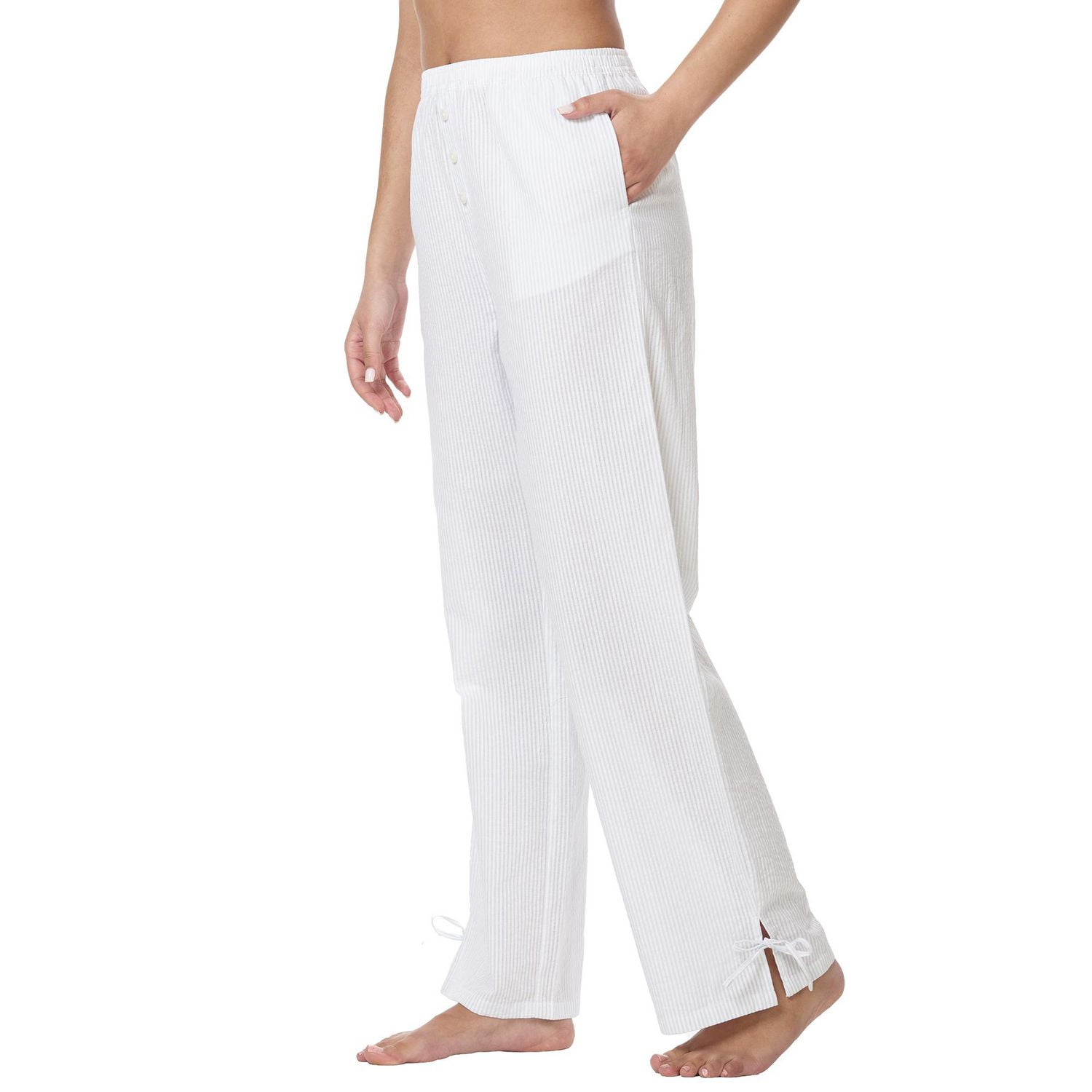 Secret Sleep Seersucker Pant with ties-Online Exclusive