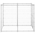 thumbnail image 2 of vidaXL Chenil Extérieur pour Chien Acier Galvanisé 110x220x180 cm, 2 of 4