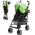 thumbnail image 4 of Patiojoy Poussette pour Bébé Légère et Pliable Cadre en Aluminium Auvent anti-UV, 4 of 10